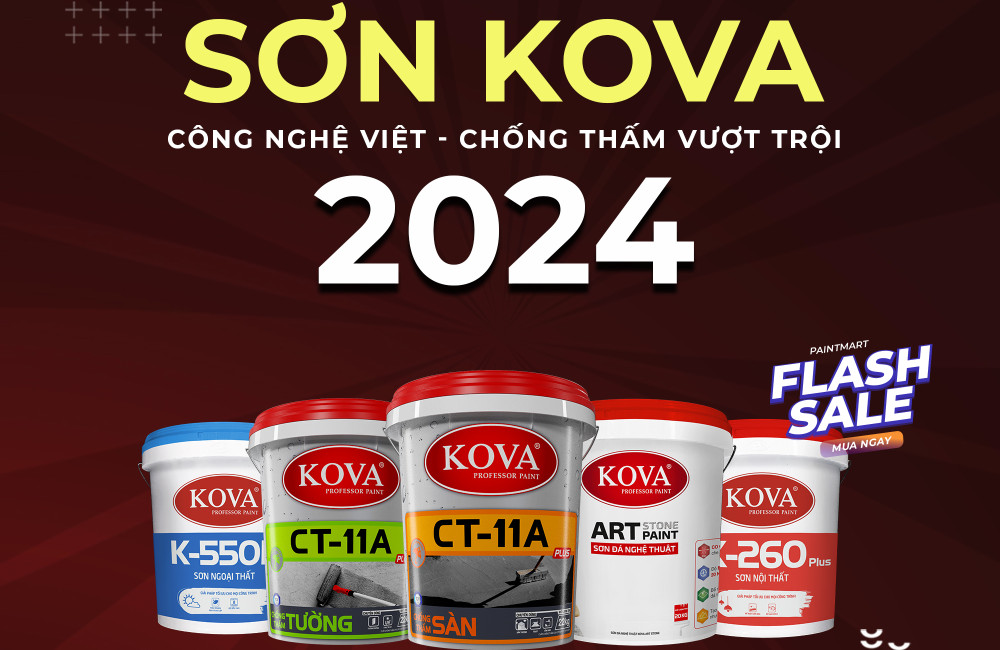 Bảng giá sơn Kova mới nhất 2024