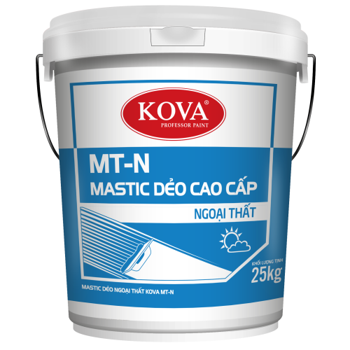 Mastic dẻo ngoài trời Kova MT-N thùng 25Kg