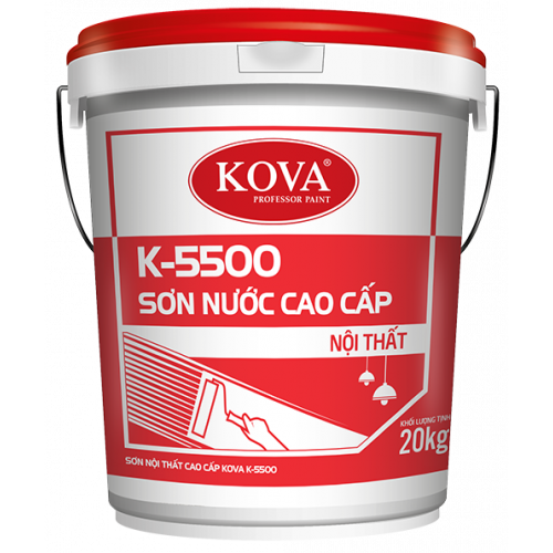 Sơn nước nội thất bán bóng cao cấp KOVA K-5500
