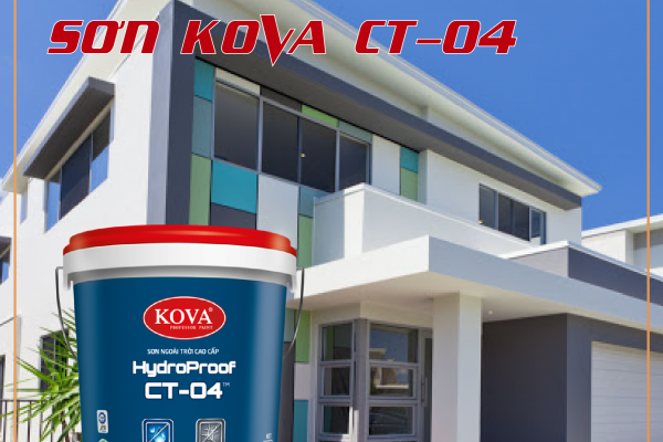 Đặc điểm sơn ngoại thất Kova CT-04