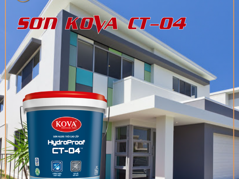 Đặc điểm sơn ngoại thất Kova CT-04