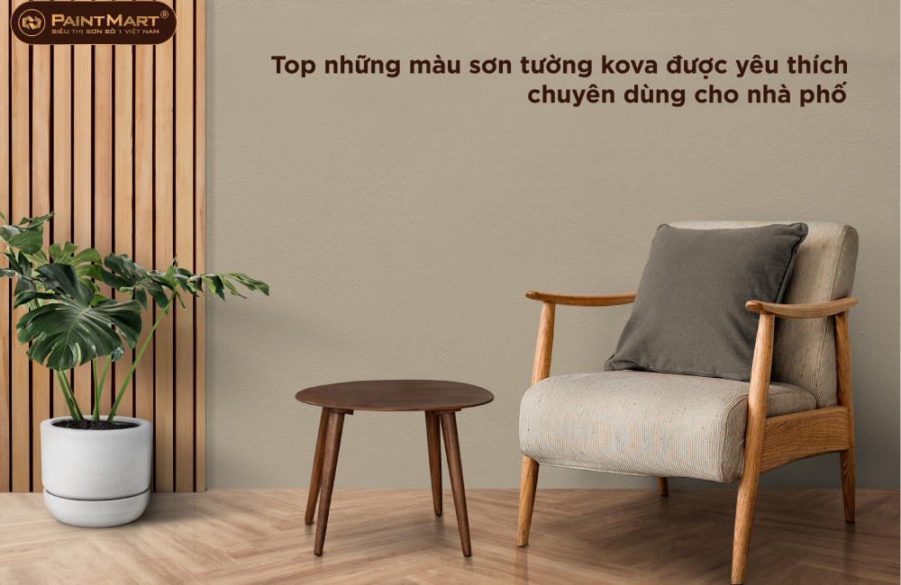 Top những màu sơn tường kova được yêu thích chuyên dùng cho nhà phố