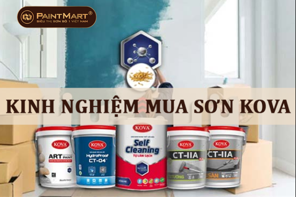 Kinh nghiệm khi mua sơn Kova mà bạn nhất định phải biết