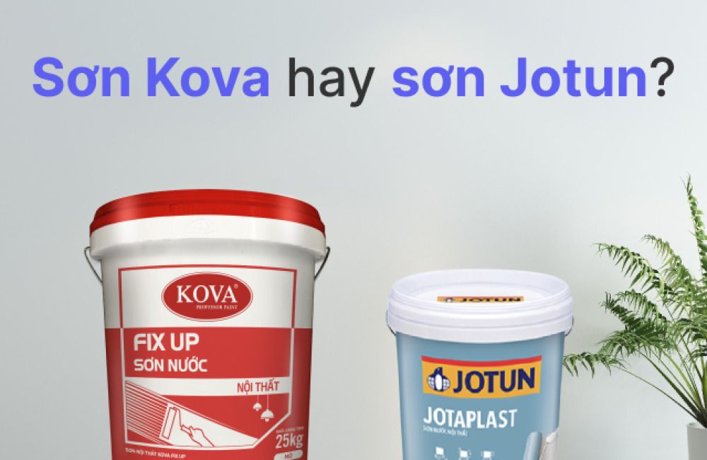 So sánh sơn jotun và kova